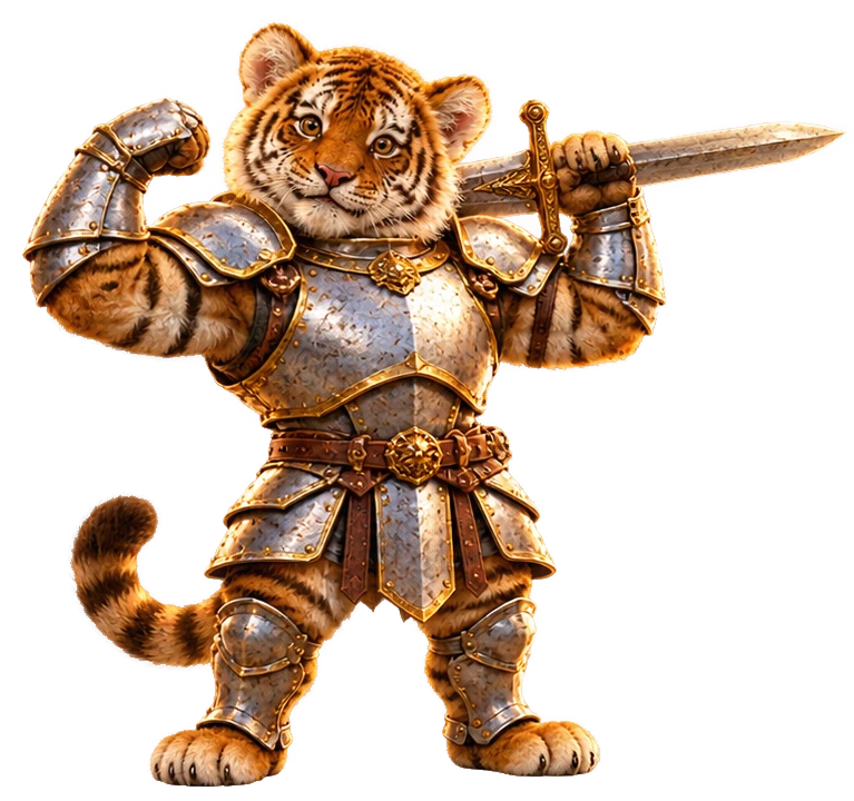 Altay flexing with the sword on his shoulder